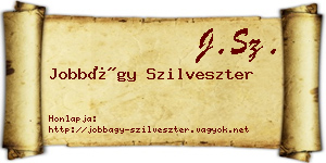 Jobbágy Szilveszter névjegykártya